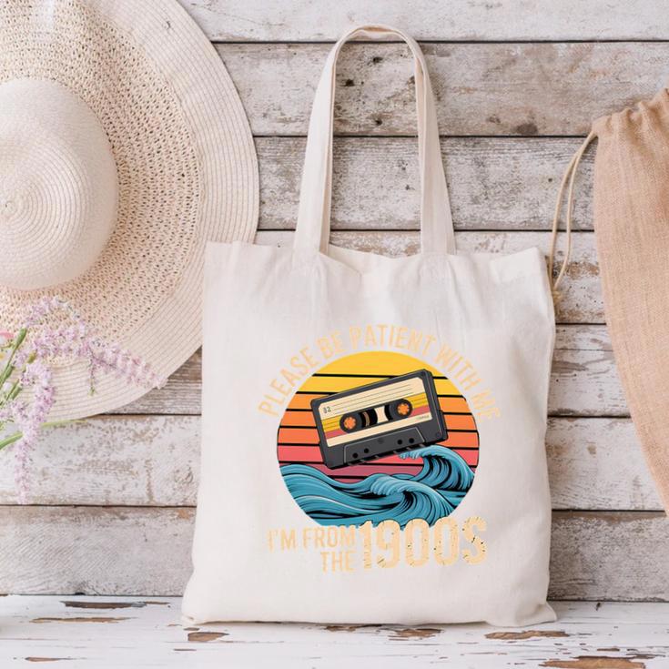 Please Be Patient With Me I'm From The 1900s Vintage Humor Premium Tri-Blend Canvas Tote Bag