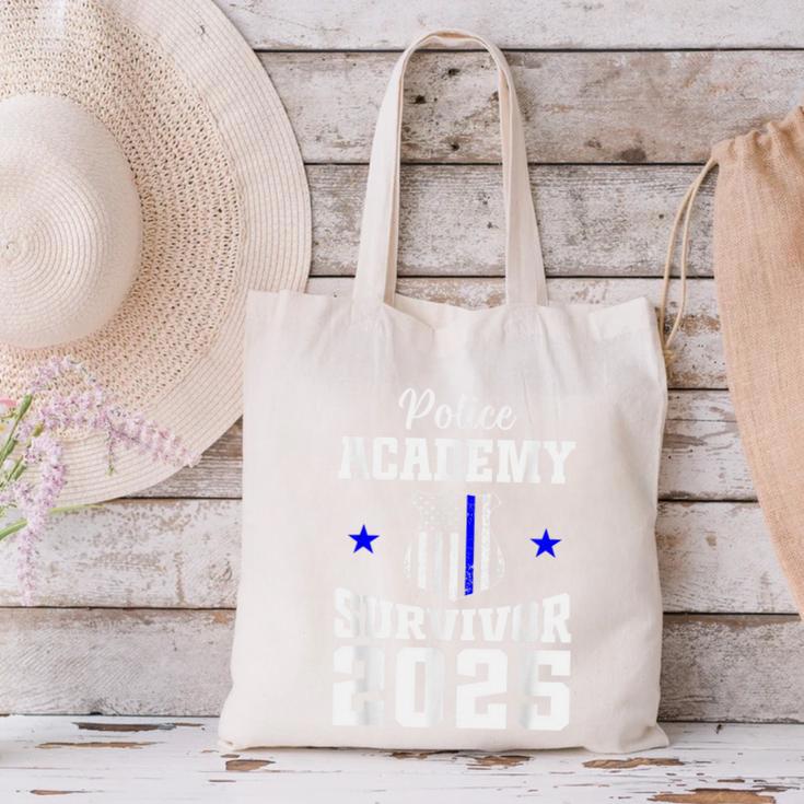 Police Academy Survivor 2025 Graduation Police School Canvas Tote Bag