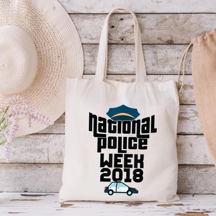 Police Officer National Week T-Shirt Graduation 2018 Canvas Tote Bag