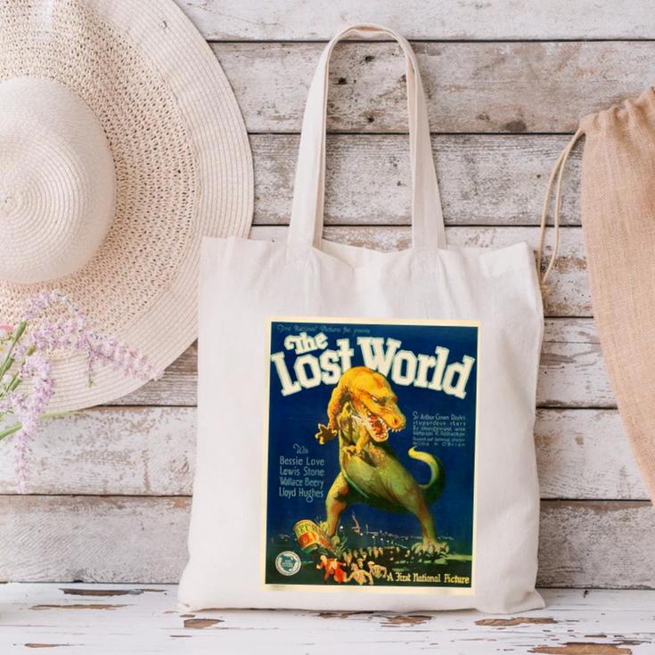Poster Of Movie Adaptation Of Sir Arthur Conan Doyle Book Canvas Tote Bag