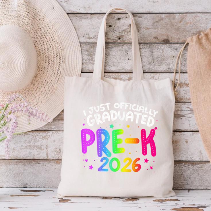 Pre-K Graduation Class Of 2026 Pre-K Graduated 2026 Canvas Tote Bag