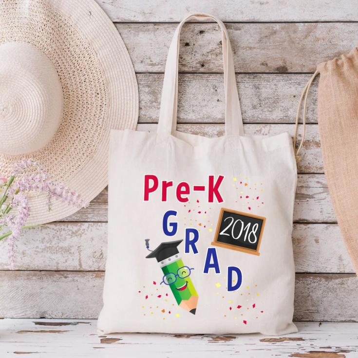 Pre Kindergarten Graduation 2018 Fun Graduate Shirt For Kids Canvas Tote Bag