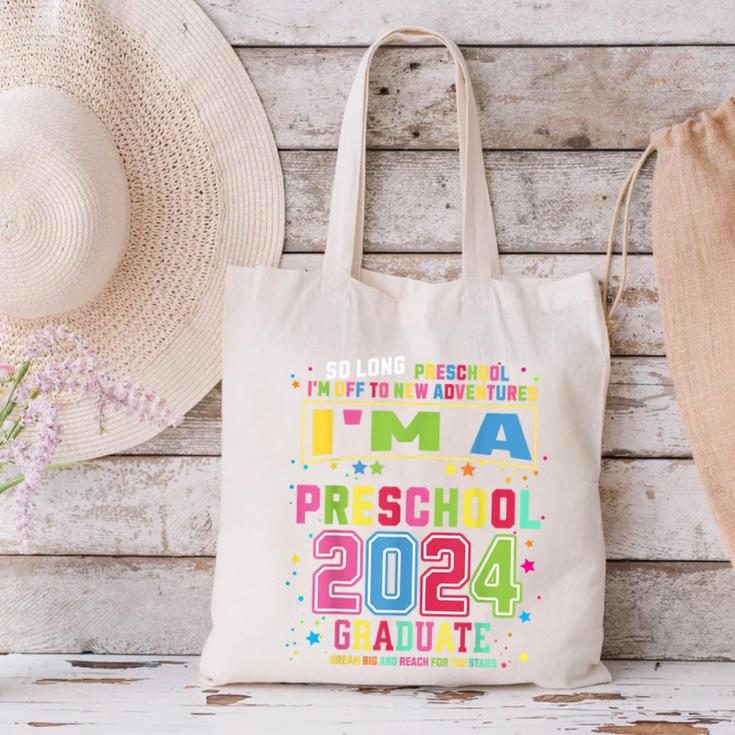 Pre School Graduation Idea For Kids & Preschool Graduation Canvas Tote Bag