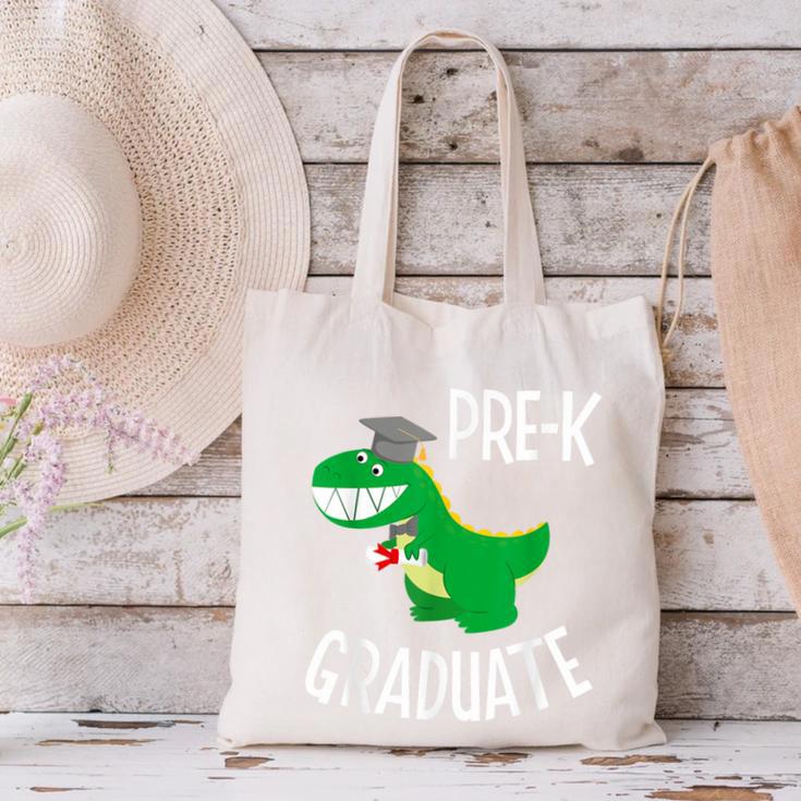 Preschool Graduation Preschooler Dinosaur Pre-K Dino Kids Canvas Tote Bag