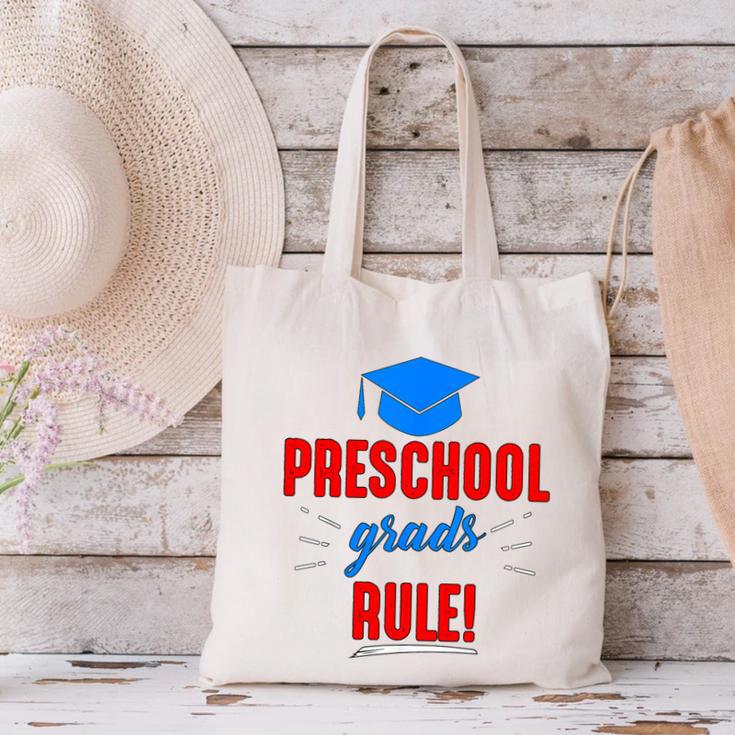 Preschooler Graduation Grad Cap Preschool Grads Rule Canvas Tote Bag