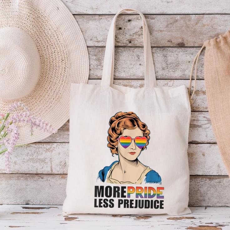 Pride And Prejudice Book Jane Austen Merch LGBTQ Canvas Tote Bag