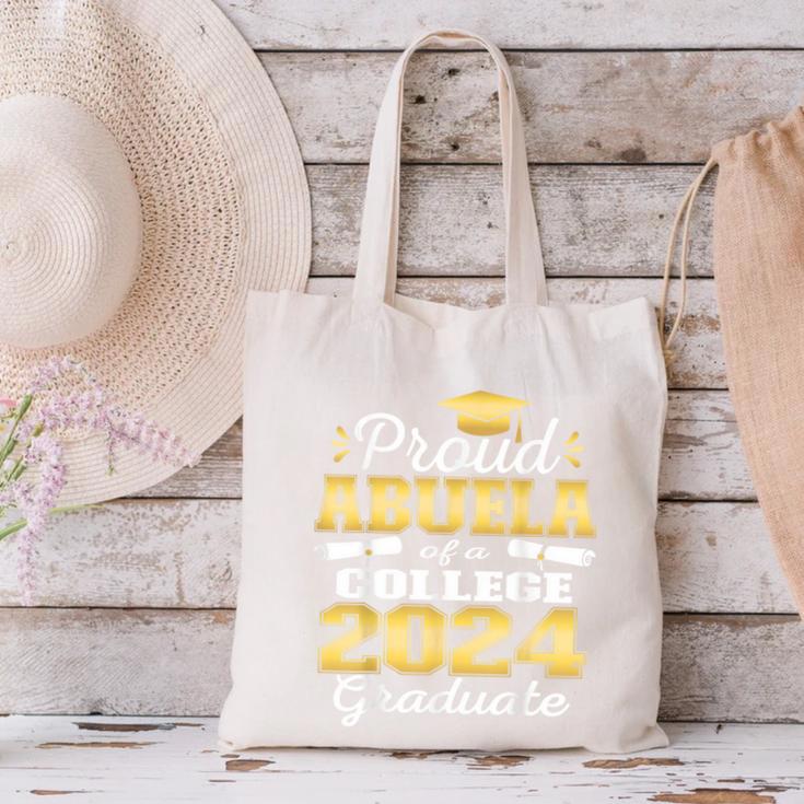 Proud Abuela Of 2024 College Graduate Family 24 Graduation Canvas Tote Bag