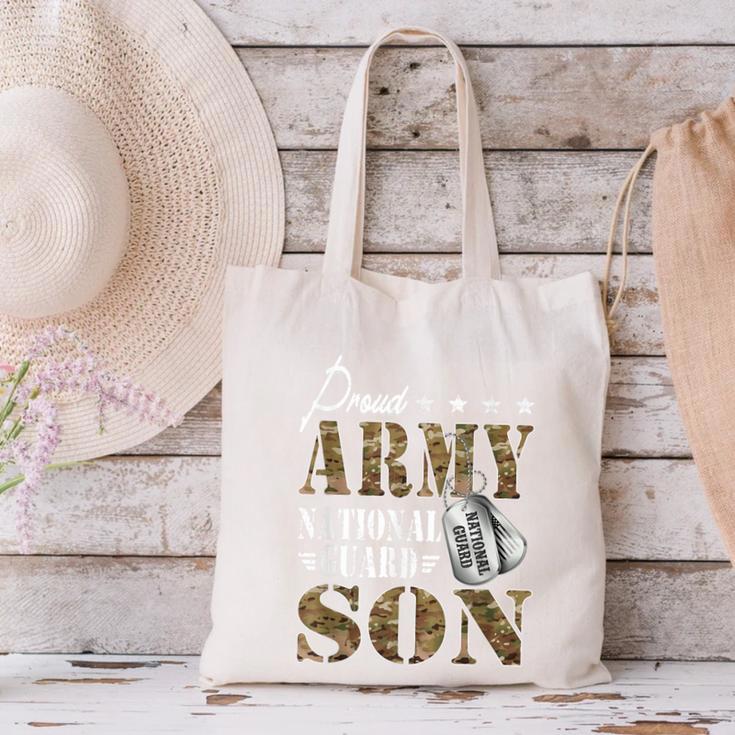 Proud Army National Guard Son National Guard Graduation Canvas Tote Bag