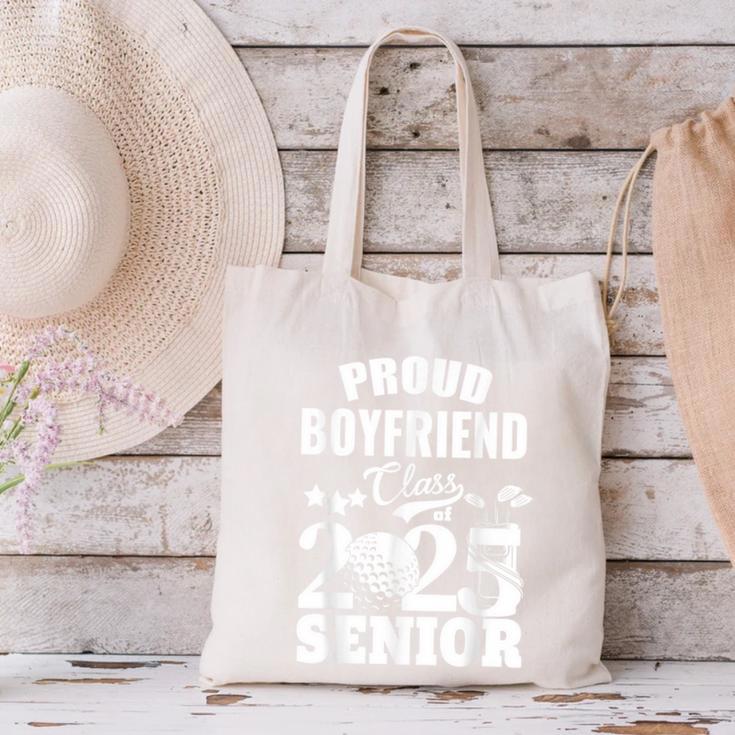 Proud Boyfriend Class Of 2025 Graduation Senior 2025 Golf Canvas Tote Bag