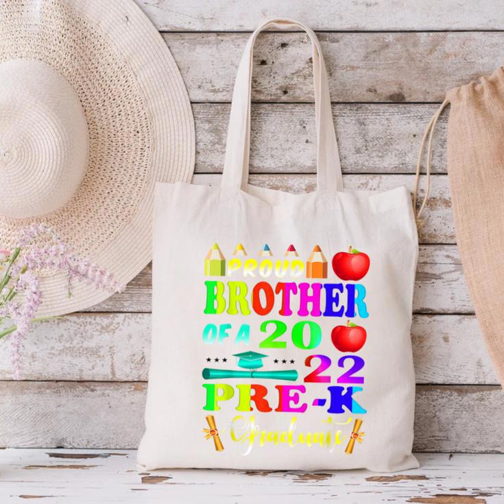 Proud Brother Of 2022 Pre K Graduate Graduation Canvas Tote Bag