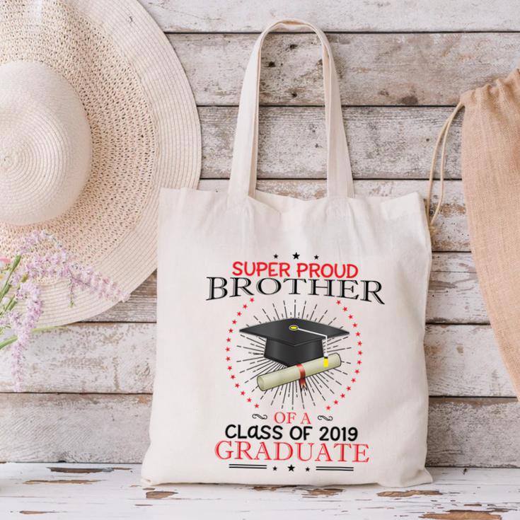 Proud Brother The Class Of 2019 Graduate Graduation Shirt Canvas Tote Bag