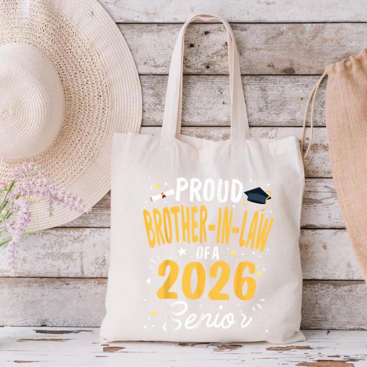 Proud Brother-In-Law Of A Class 2026 Senior Graduation 2026 Canvas Tote Bag