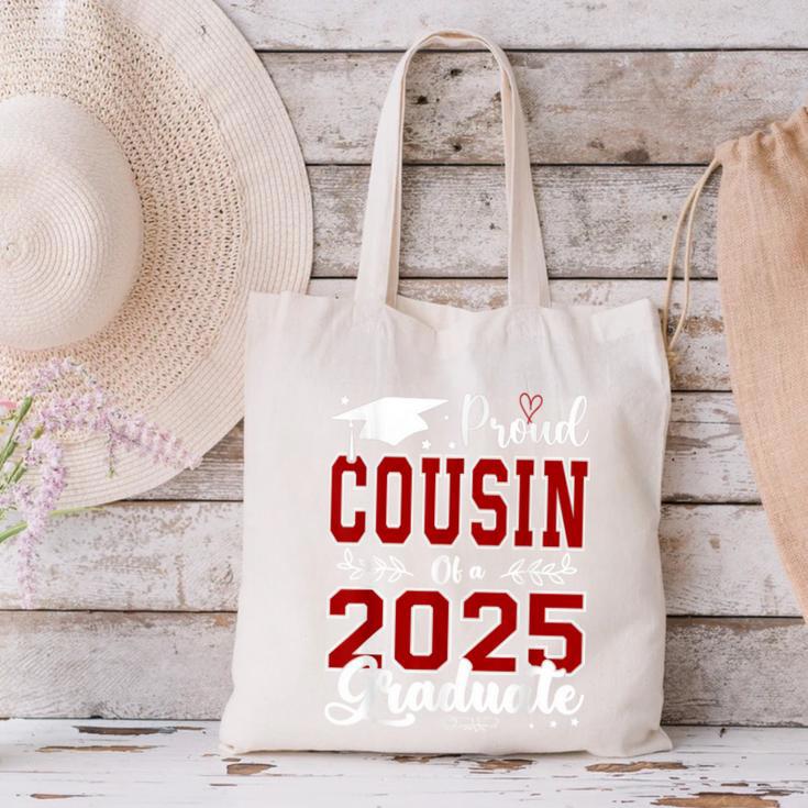 Proud Cousin Of A 2025 Graduate For Graduation Canvas Tote Bag