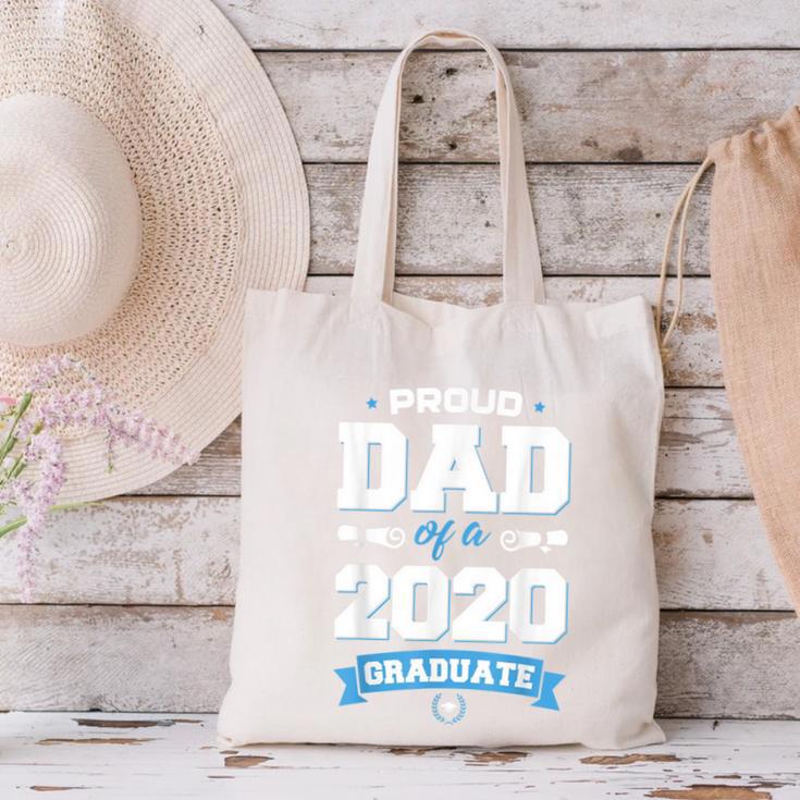 Proud Dad Of A Class Of 2020 Graduate TShirt Graduation Canvas Tote Bag