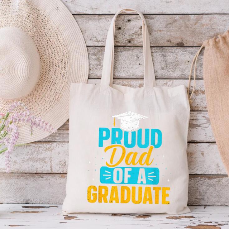 Proud Graduation Dad Father Of Graduates Canvas Tote Bag