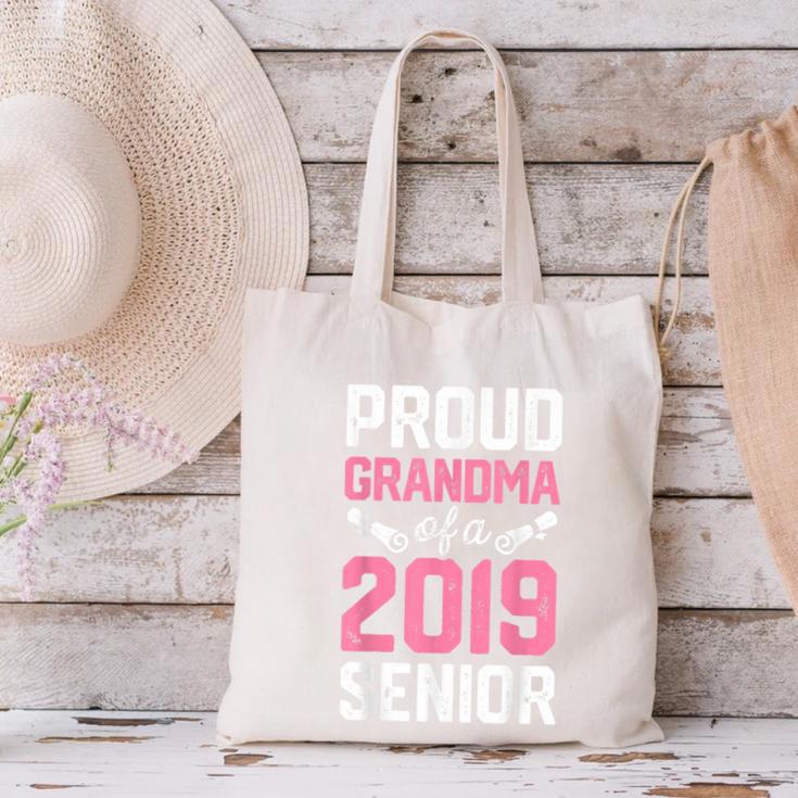 Proud Grandma Of A Class 2019 SeniorShirt Graduation Canvas Tote Bag