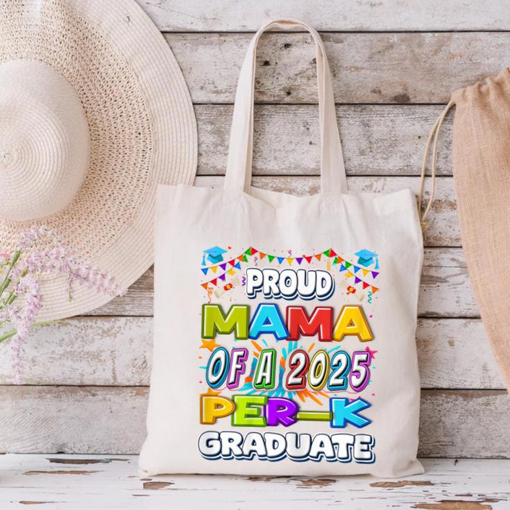 Proud MAMA Of a 2025 PRE-K Graduate -Graduation Canvas Tote Bag