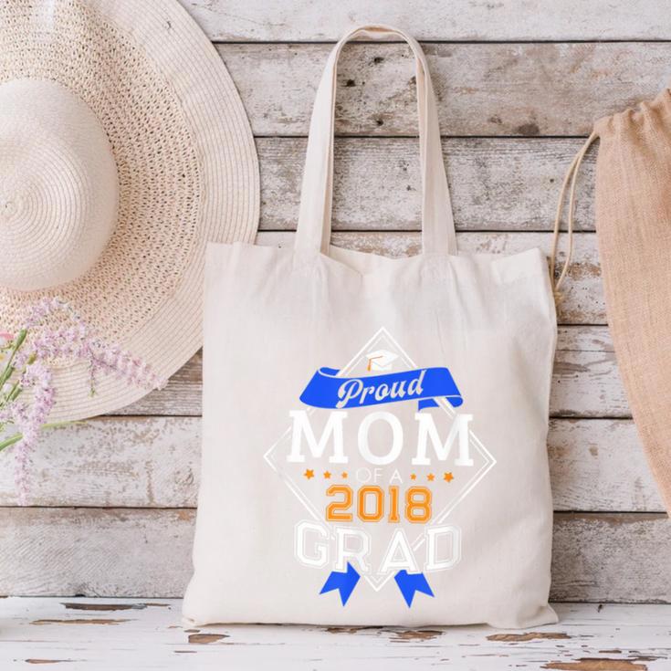 Proud Mom Of A 2018 Graduate Graduation Grad Canvas Tote Bag