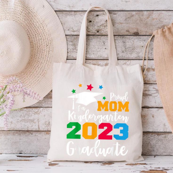Proud Mom Of A 2023 Graduate Senior 2023 Graduation 23 Canvas Tote Bag