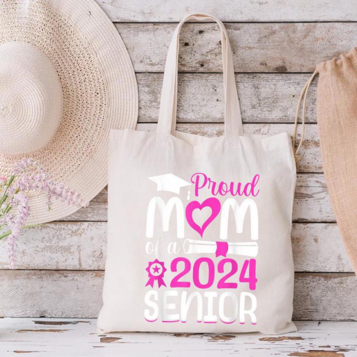 Proud Mom Of A 2024 Senior Graduation Canvas Tote Bag Proud Mom Of A 2024 Senior Graduation Canvas Tote Bag