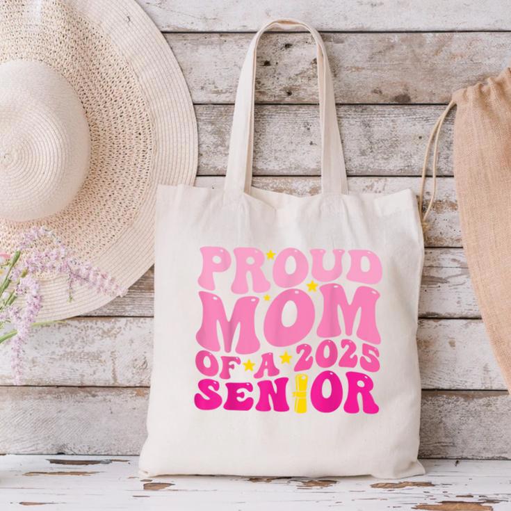 Proud Mom Of a 2025 Graduate Class Senior Graduation Mother Canvas Tote Bag