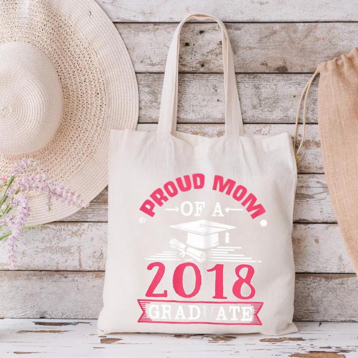 Proud Mom Of A Class 2018 Graduate Graduation T-Shirt Canvas Tote Bag
