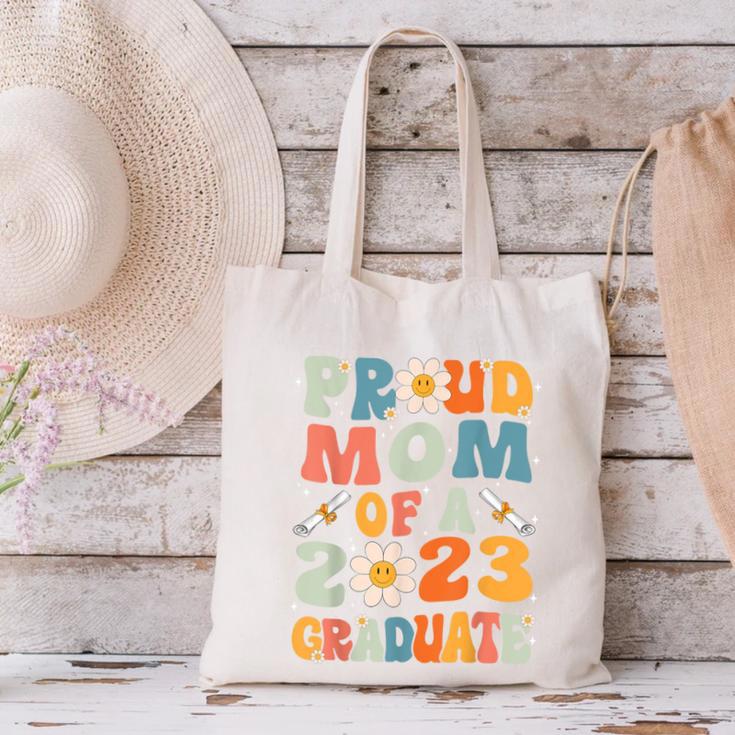 Proud Mom Of A Class Of 2023 Graduated Graduation Women Canvas Tote Bag