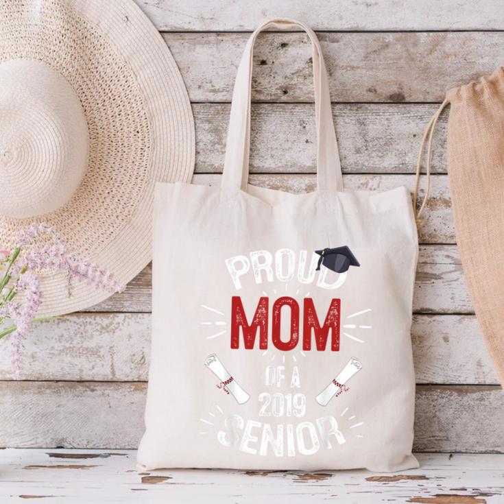 Proud Mom Mother Of a 2019 Graduate TShirt Graduation Canvas Tote Bag