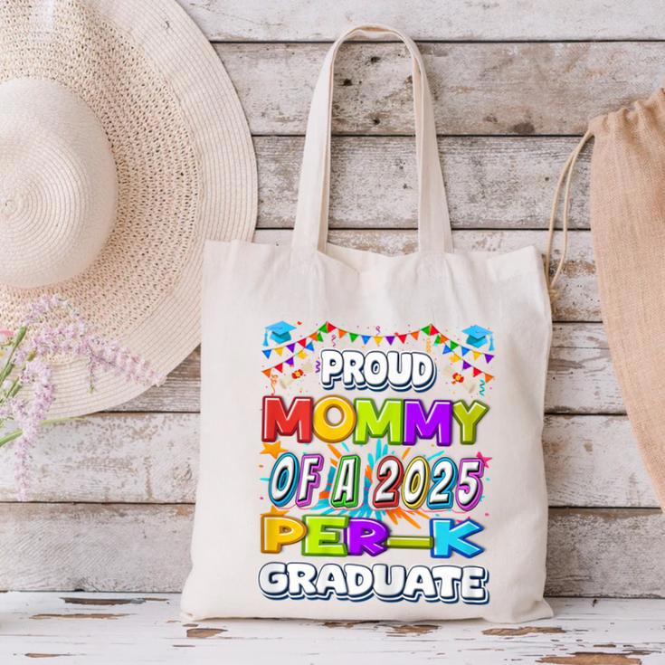 Proud MOMMY Of a 2025 PRE-K Graduate -Graduation Canvas Tote Bag