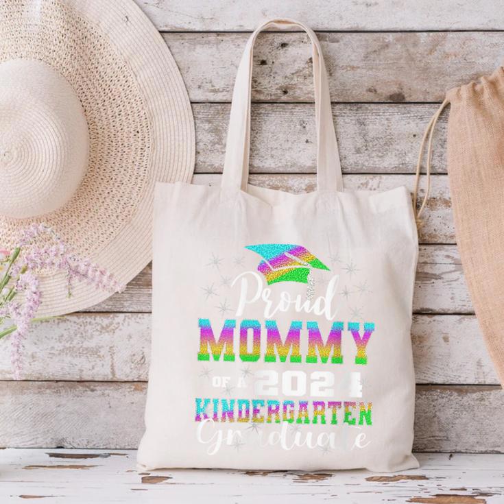 Proud Mommy Of Kindergarten Graduate 2024 Graduation Mommy Canvas Tote Bag