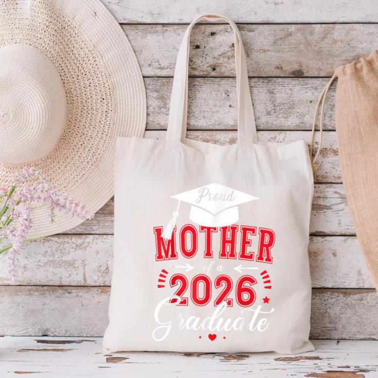 Proud Mother Of a Class Of 2026 Graduate For Graduation Canvas Tote Bag