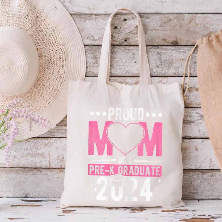 PROUD MUM OF A Pre-K GRAD 2024 Pre-K Graduation 2024 Mom Canvas Tote Bag