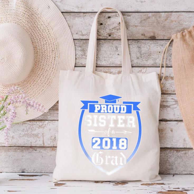 Proud Sister Of a 2018 Grad Graduation Family Canvas Tote Bag