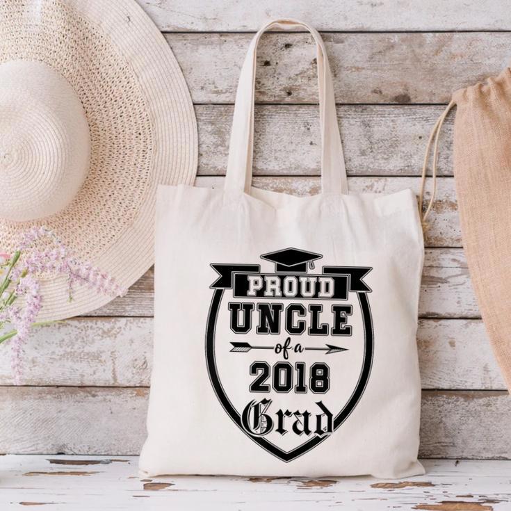 Proud Uncle Of a 2018 Grad Graduation Family Canvas Tote Bag