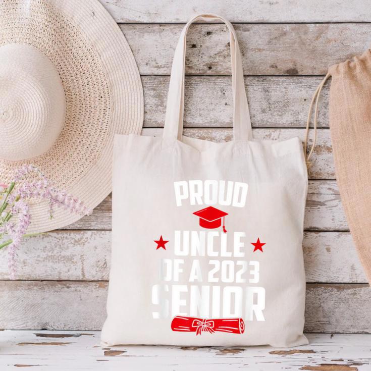 Proud Uncle Of A 2023 Senior Class Of 2023 Graduation Canvas Tote Bag