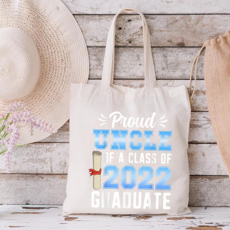 Proud Uncle Of A Class Of 2022 Graduate 22 Senior Graduation Canvas Tote Bag