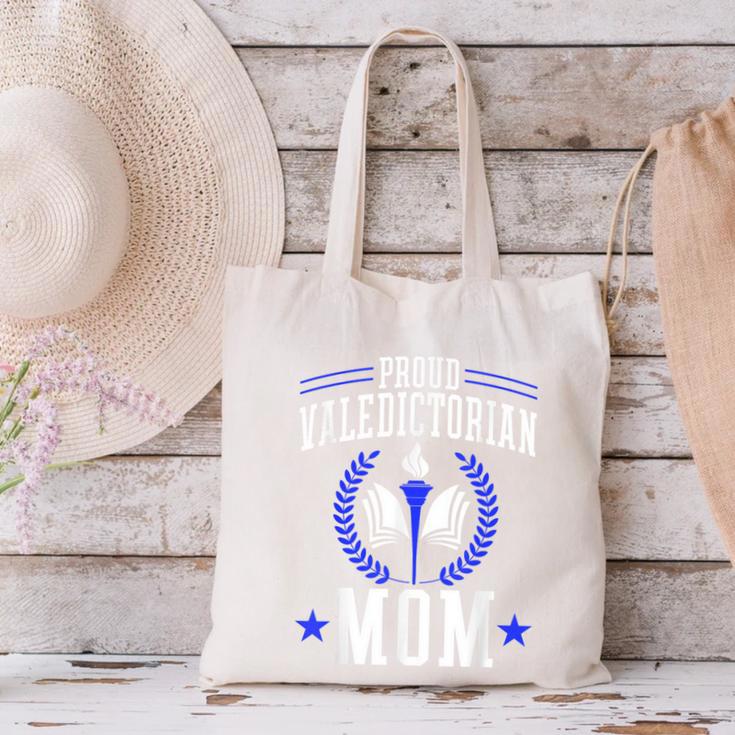 Proud Valedictorian Mom Graduation Grad Mom Class Of 2025 Canvas Tote Bag