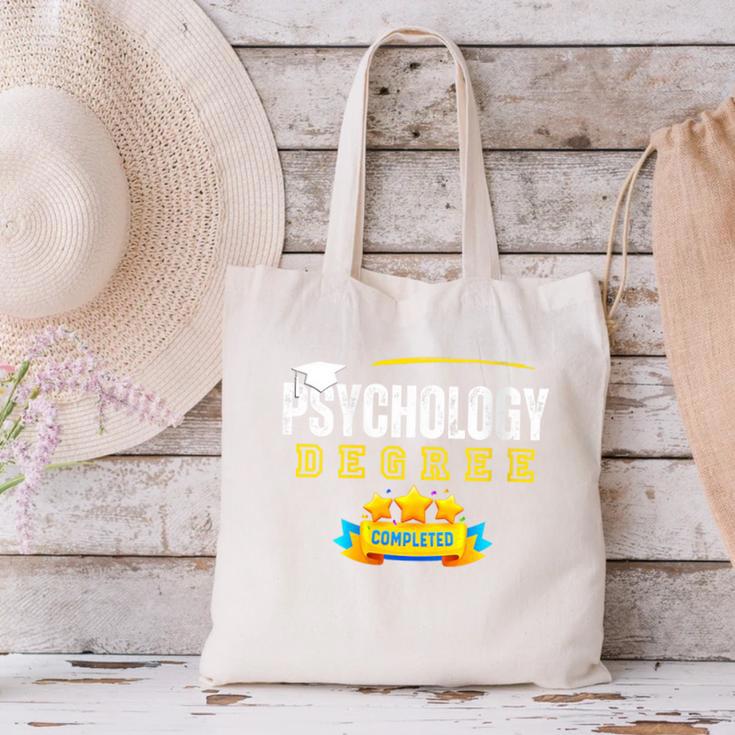 Psychology Degree Graduation Senior Celebration Grad Party Canvas Tote Bag