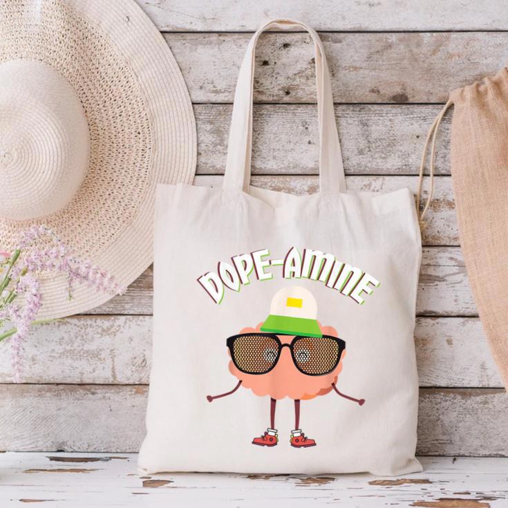 Psychology Major PsyD PhD 2024 Dopamine Graduation Canvas Tote Bag