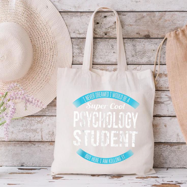 Psychology Student Tshirt Graduation Canvas Tote Bag