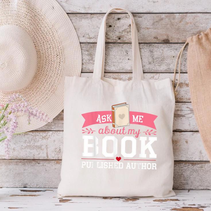 Published Author Ask Me About My Book Canvas Tote Bag