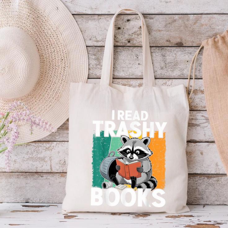 Raccoon Smutty Book Lover Spicy Romance Novels Women's Canvas Tote Bag