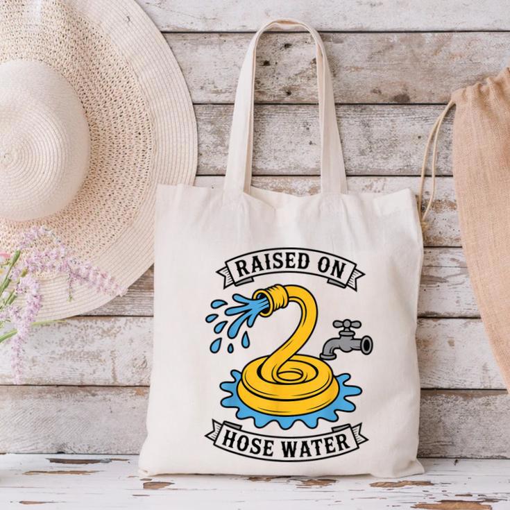 Raised On Hose Water Nostalgia Lovers Summer Vibes Canvas Tote Bag Raised On Hose Water Nostalgia Lovers Summer Vibes Canvas Tote Bag