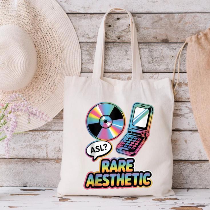 Rare Aesthetic Retro Nostalgia Y2K Vibes Canvas Tote Bag Rare Aesthetic Retro Nostalgia Y2K Vibes Canvas Tote Bag
