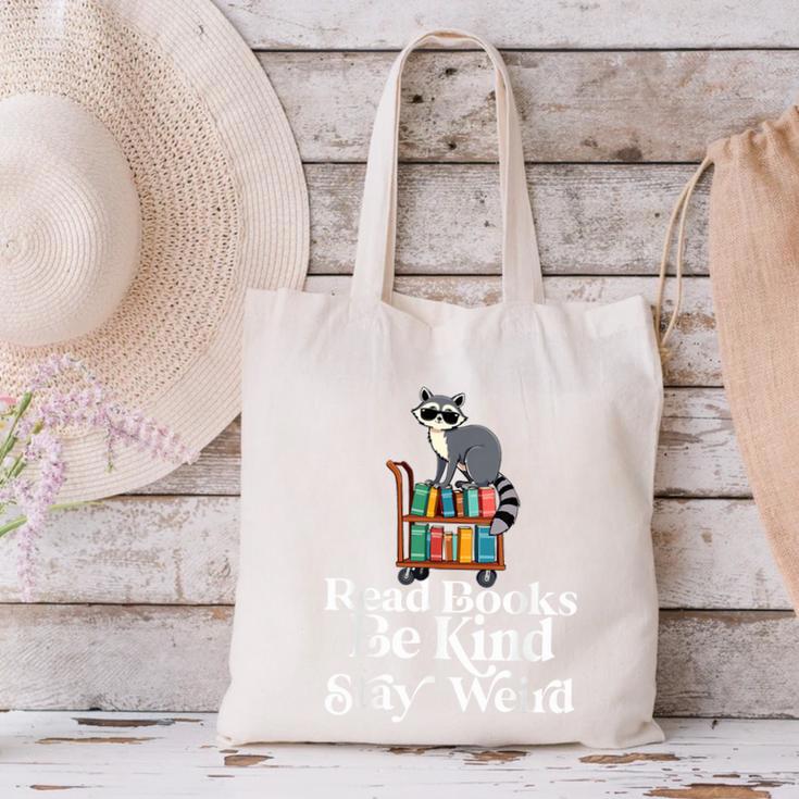 Read Book Be Kind Stay Weird Book Reader Lover Bookworm Canvas Tote Bag