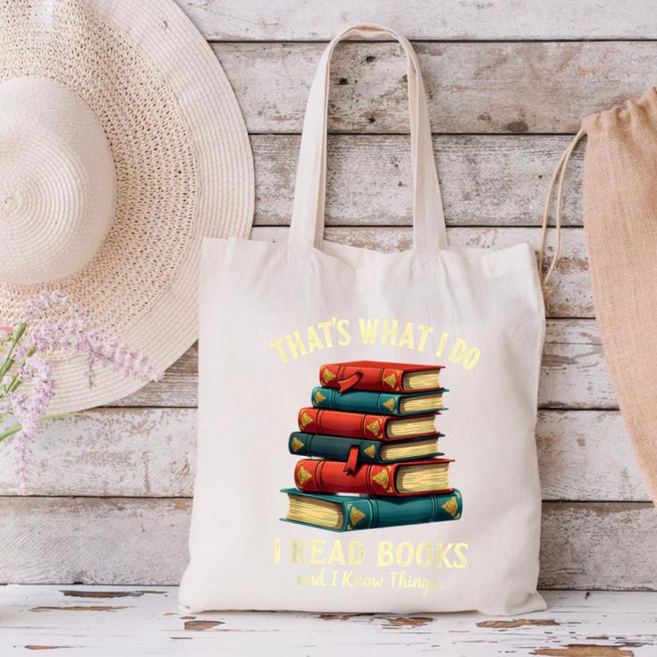 I Read Books Bookworm Halloween Canvas Tote Bag