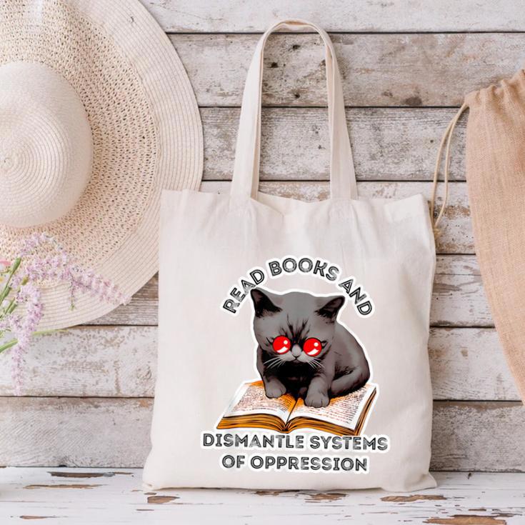 Read Books And Dismantle Systems Of Oppression Canvas Tote Bag