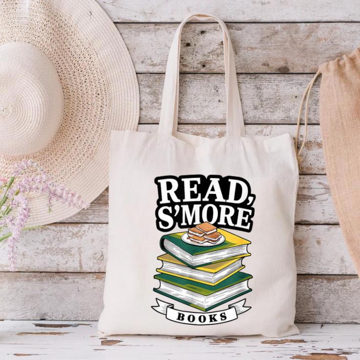 Read S'More Books Marshmallow Reading Smores Canvas Tote Bag