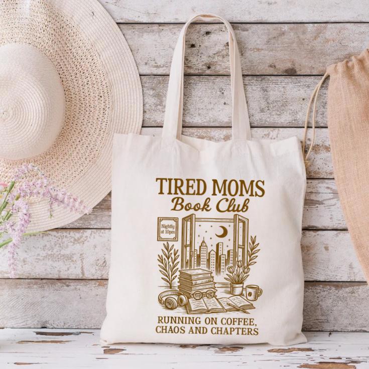 Reading Book Lover Bookish Motherhood Tired Moms Book Club Canvas Tote Bag Reading Book Lover Bookish Motherhood Tired Moms Book Club Canvas Tote Bag