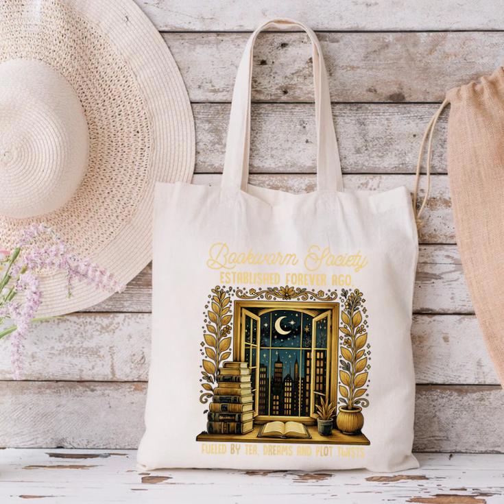 Reading Book Lover Bookish Readers Bookworm Society Canvas Tote Bag
